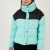 LELA Regular Fit - Winterjas - Black/Mint -Stijl Verkoop fae089eea96941e994bfccceda045569