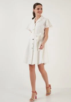 LELA Regular Fit - Blousejurk - Ecru 10 LELA Regular Fit - Blousejurk - Ecru -Stijl Verkoop fb7231404bf3421a9fac6e528a3a2c71