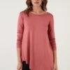 LELA Slim Fit - Longsleeve - Rose