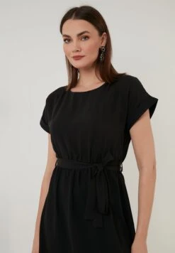 LELA Regular Fit - Jurk - Black -Stijl Verkoop fe89ba00db8b4c9dbdd2c8ebf3c6991c